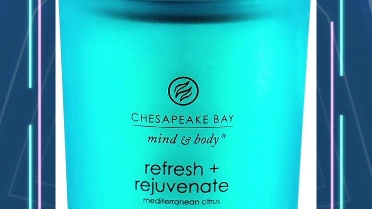 Chesapeake Bay Candle PT41312 Scented Candle, Refresh + Rejuvenate (Mediterranean Citrus)