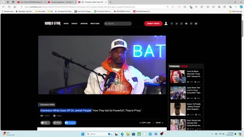 Charleston White Goes Off On Jewish People!