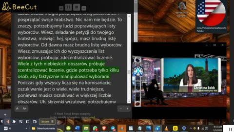 x22 interview🔴 Christina Bobb - [DS] oszukiwał w wyborach, czas usunąć wtajemniczonych