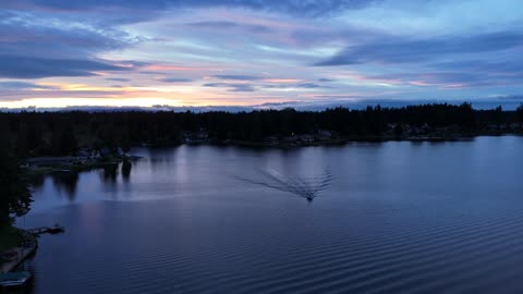 Long Lake at Sunset