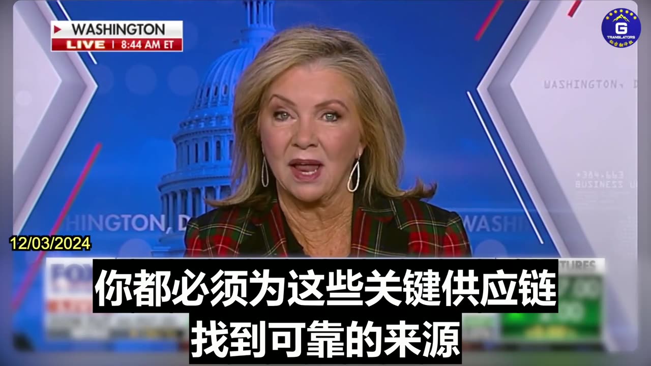 Marsha Blackburn: Dependence on Chinese Supply Chains to Change Under Trump Administration