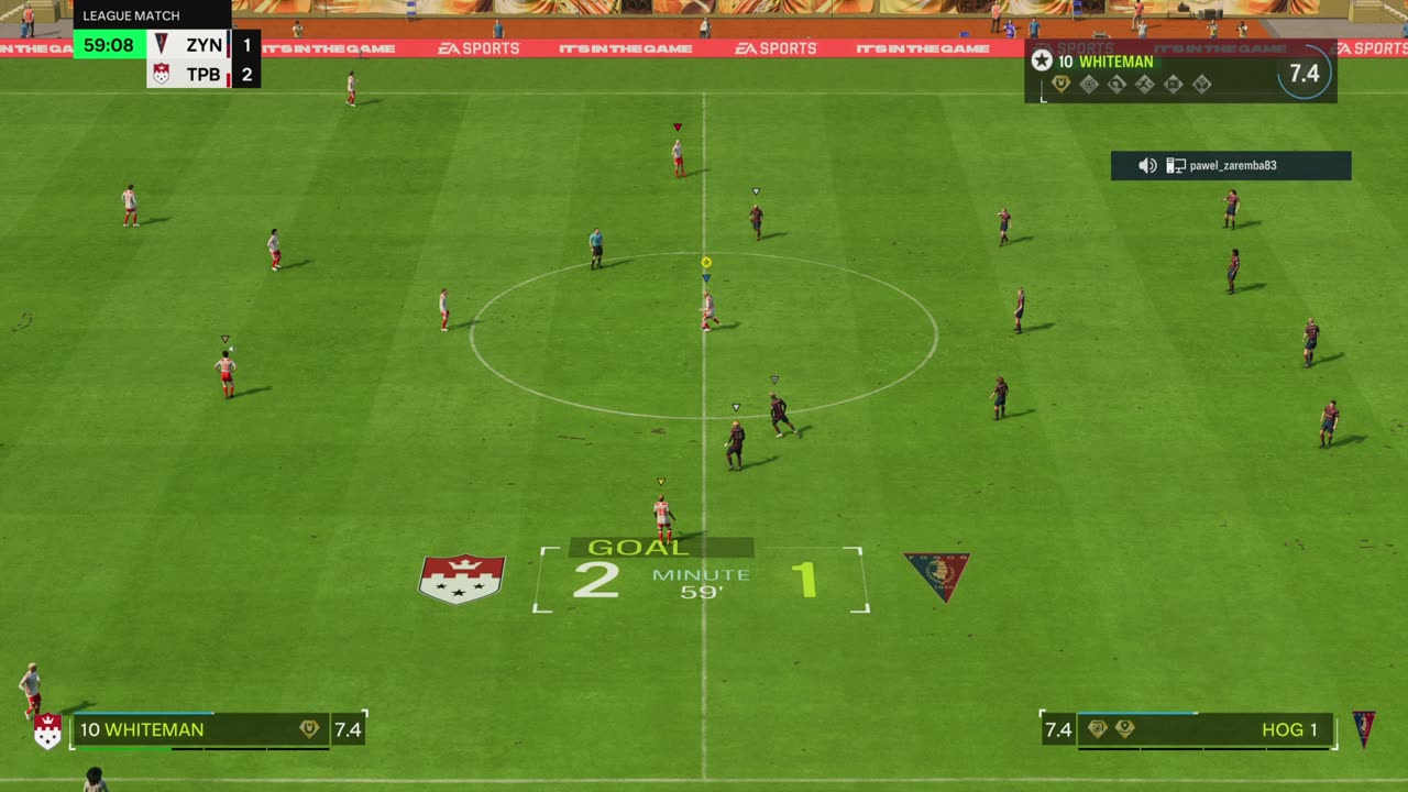 Captain Red Card And His Sidekick, One Pass... Take A Shit On The Pitch. 2-1 Win v Mad Zynn elf