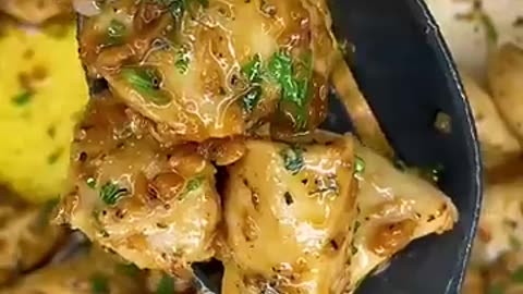 Garlic chicken cooking recipe