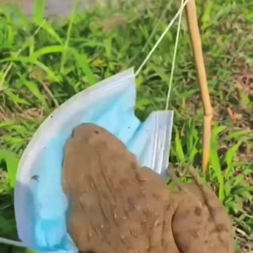 Found a good use for those useless masks 😂