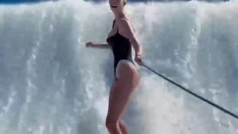 Ivanka Trump puts on busty display while getting surf lesson