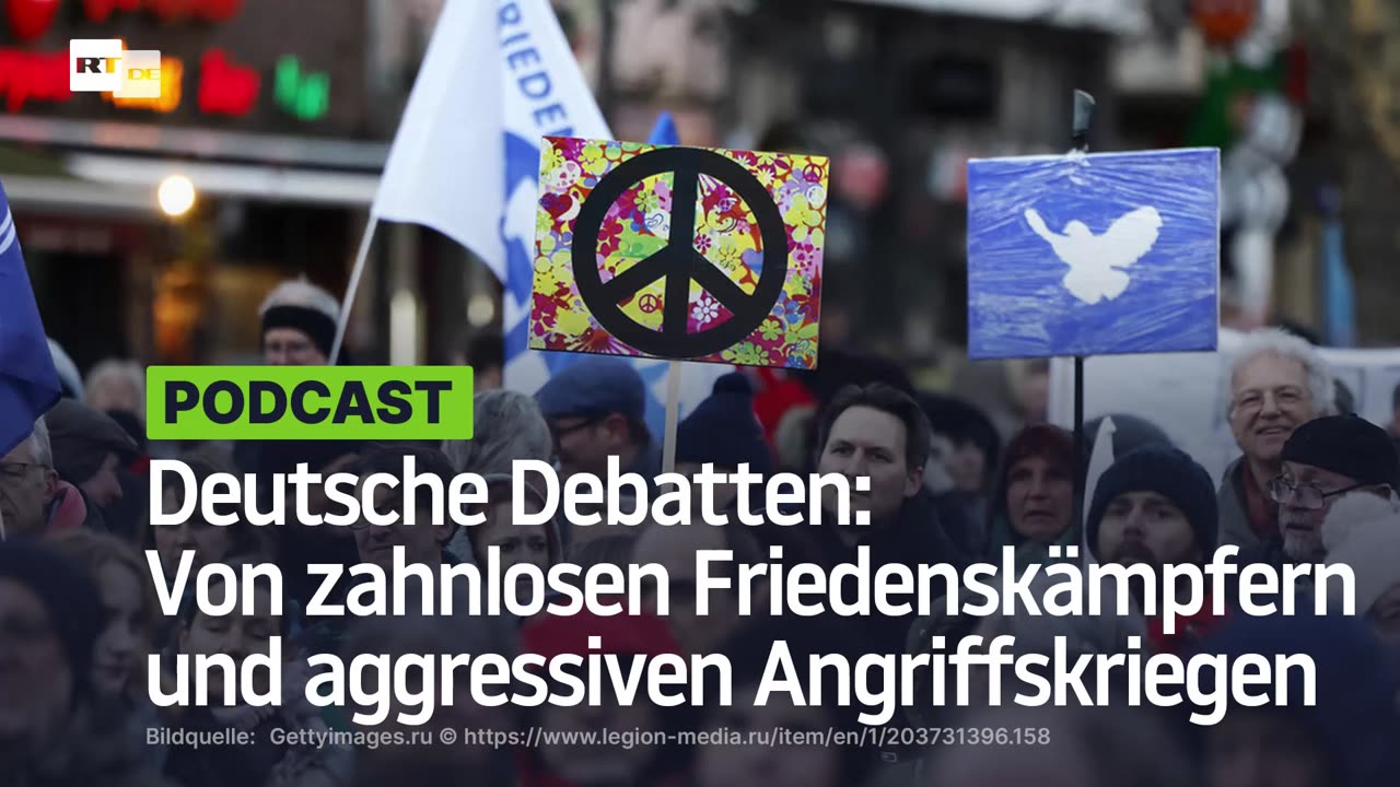 Deutsche Debatten: Von zahnlosen Friedenskämpfern und aggressiven Angriffskriegen