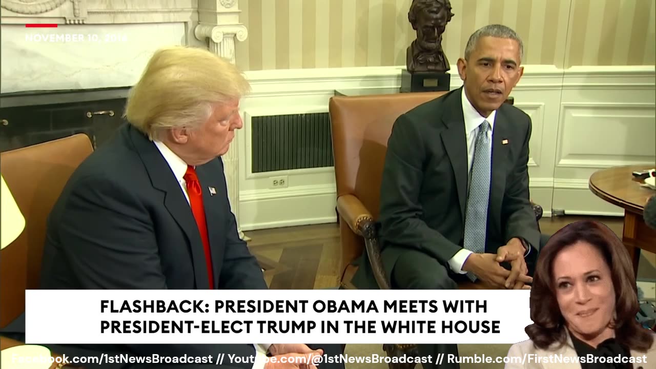 FLASHBACK: President-Elect Trump To The White House In 2016 Meets President Obama Welcomed