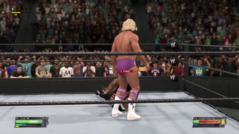 Ric Flair VS The Undertaker - No Holds Barred Match - WWE 2K22