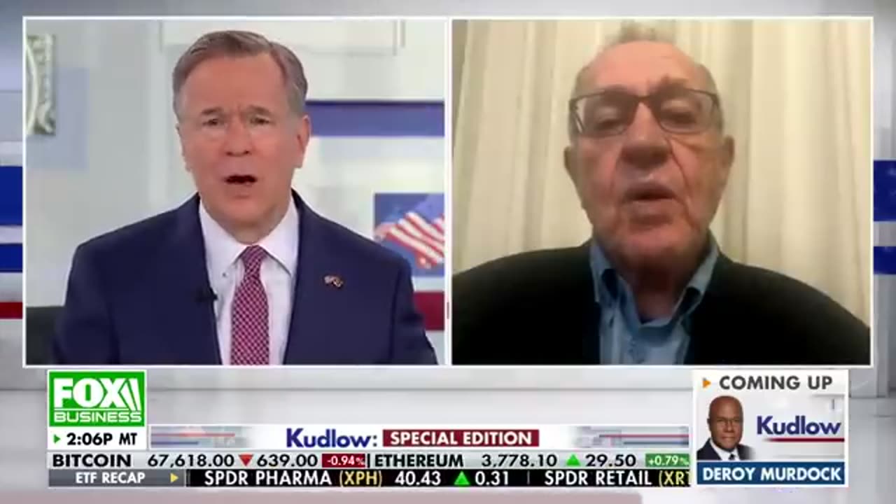 Alan Dershowitz_ People are thrilled courts violated the Constitution to get Trump Fox News Today