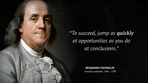 Benjamin Franklin's Quotes