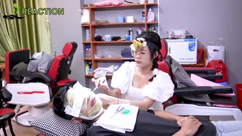 My favorite girl once again shows us her relaxing massage skills