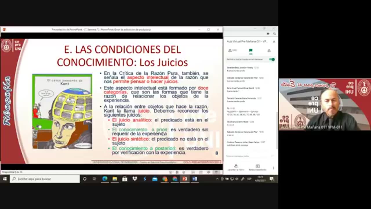 CEPRE UNI 2021 - 2 | SEMANA 07 | FILOSOFÍA