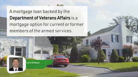 What is a VA loan?