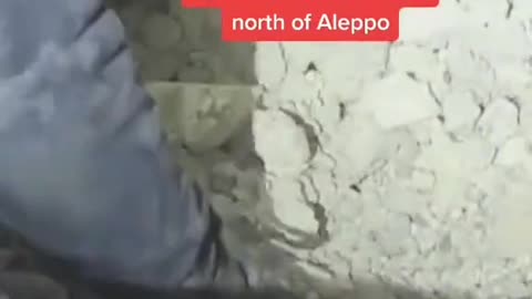 A cute syrian baby girl has been saved beneath the rubble from the Earthquake