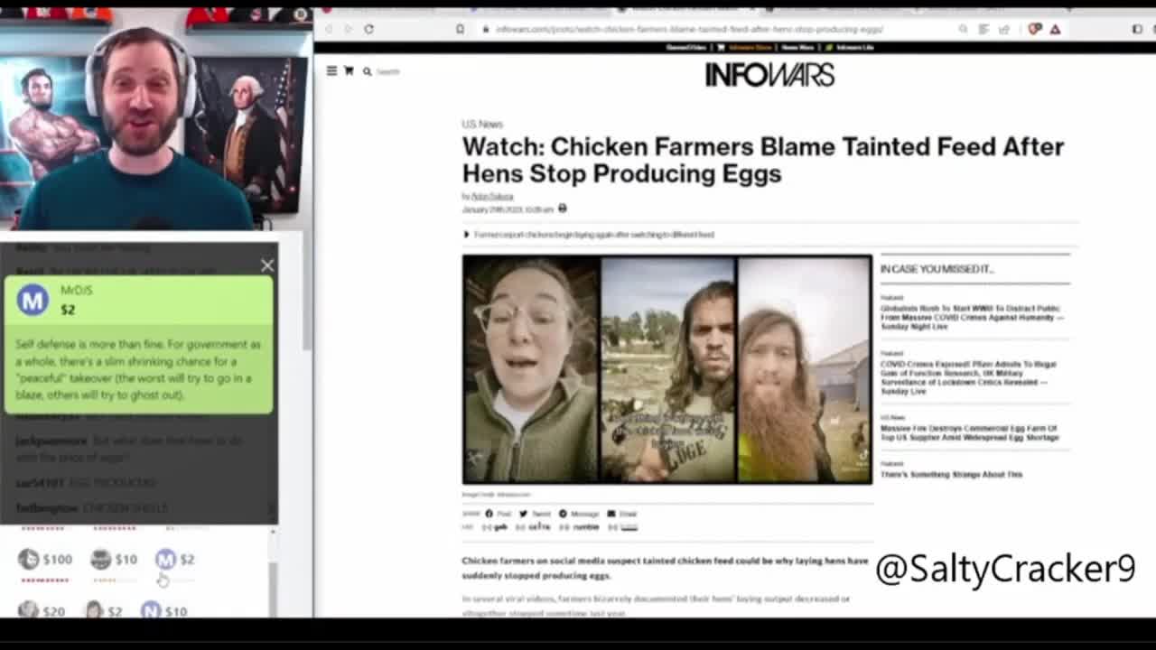 SALTY CLIP 51 EGGS AND TAINTED FEED OUR FOOD SUPPLY UNDER ATTACK LSW