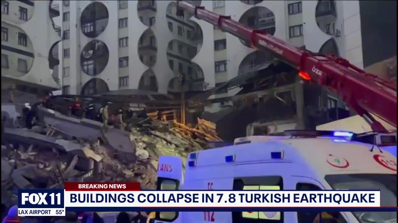 More than 200 killed as powerful earthquake hits central Turkey