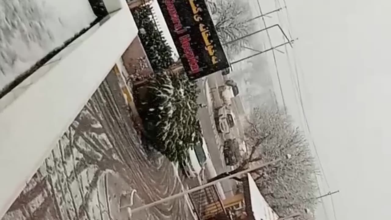 A snowy day یه روز برفی