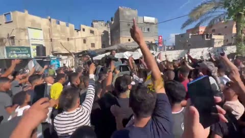 The Palestinians in Gaza cheered as Hamas brought dead bodies of Israelis: REMEMBER