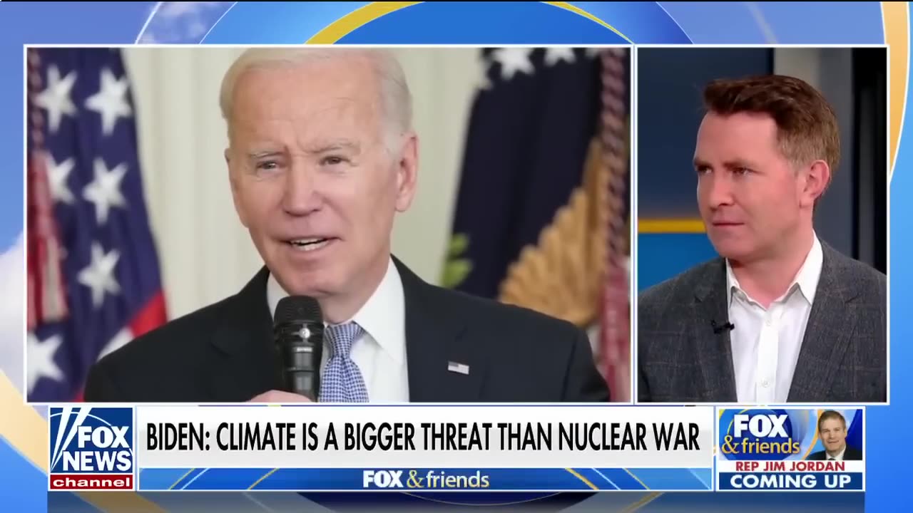 Biden torched for claiming climate change is bigger threat than nuclear war