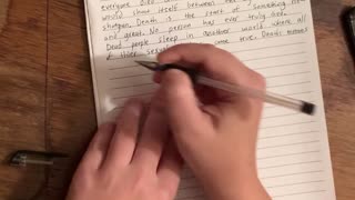 Page 5 of BOOK TWO - SUBJECTS OF LIFE being written