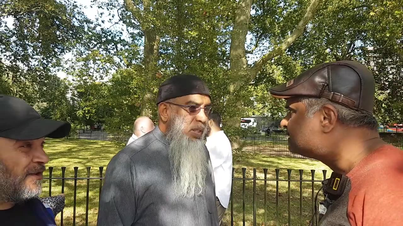 Speakers Corner -Uncle Sam Talks to a Muslim who calls him a Pagan, He Learns Wh