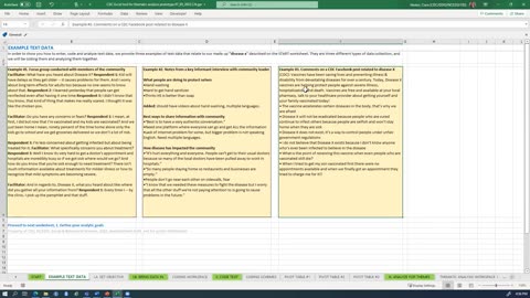 Excel Tool Tutorial #1 Introduction to the Tool