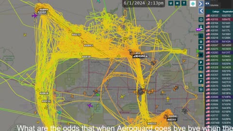 Mormon Mafia SpyPlane N9277D over AZ28 - June 1st 2024 -