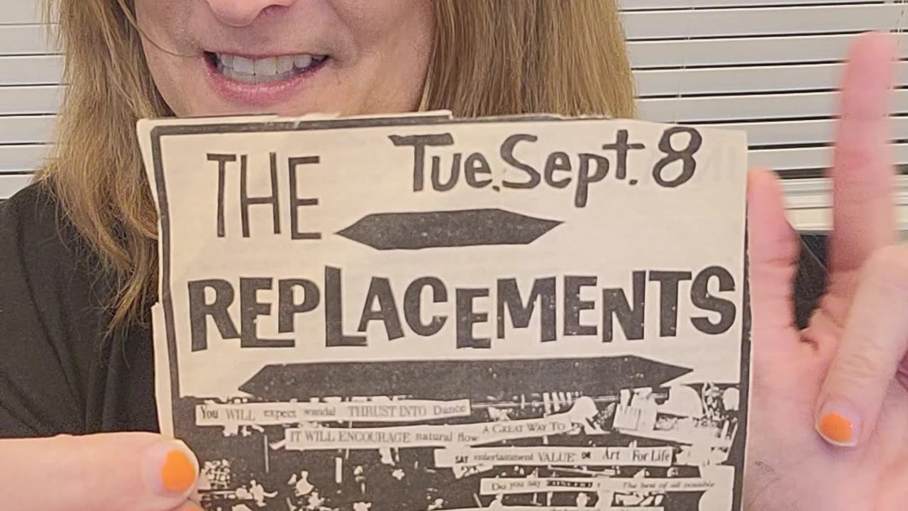 Memorabilia time - The Replacements at Power Tools in Houston