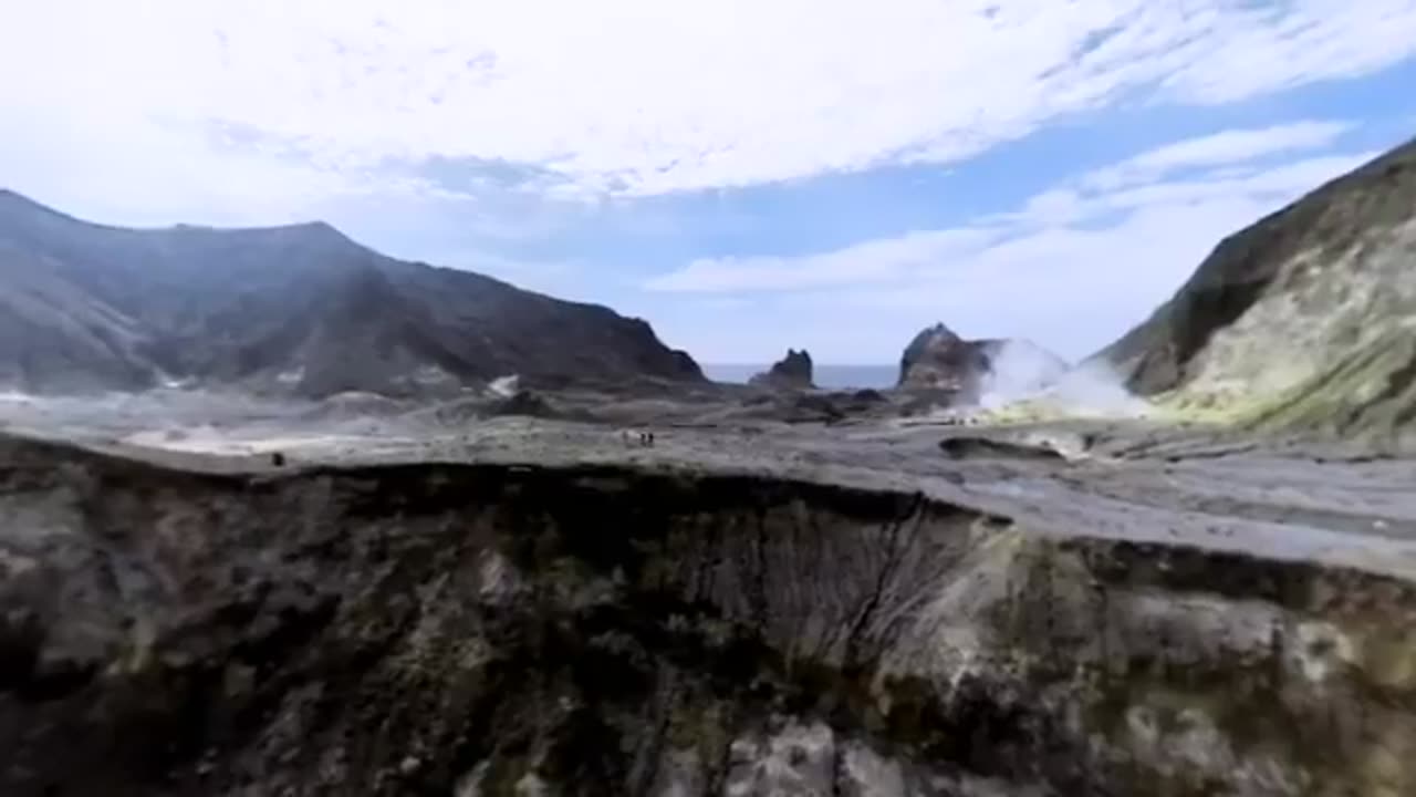 Bay of Plenty, New Zealand in 360 White Island