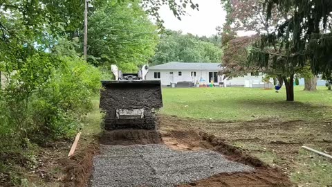 Prepping for a concrete shed pad!