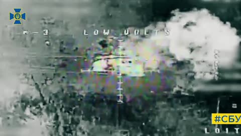 Dropping a Mortar Shell onto a Russian Tank