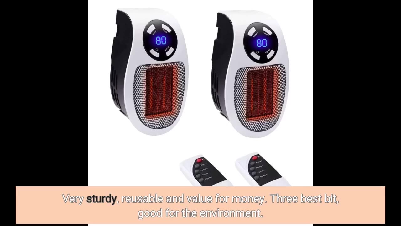 2 PCS 500W Alpha #Heater Portable #Heater -Overview