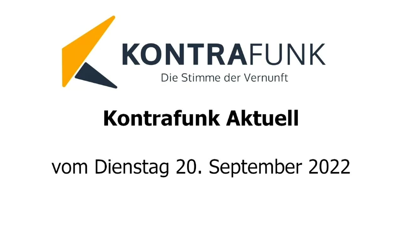 Kontrafunk aktuell vom 20. September 2022