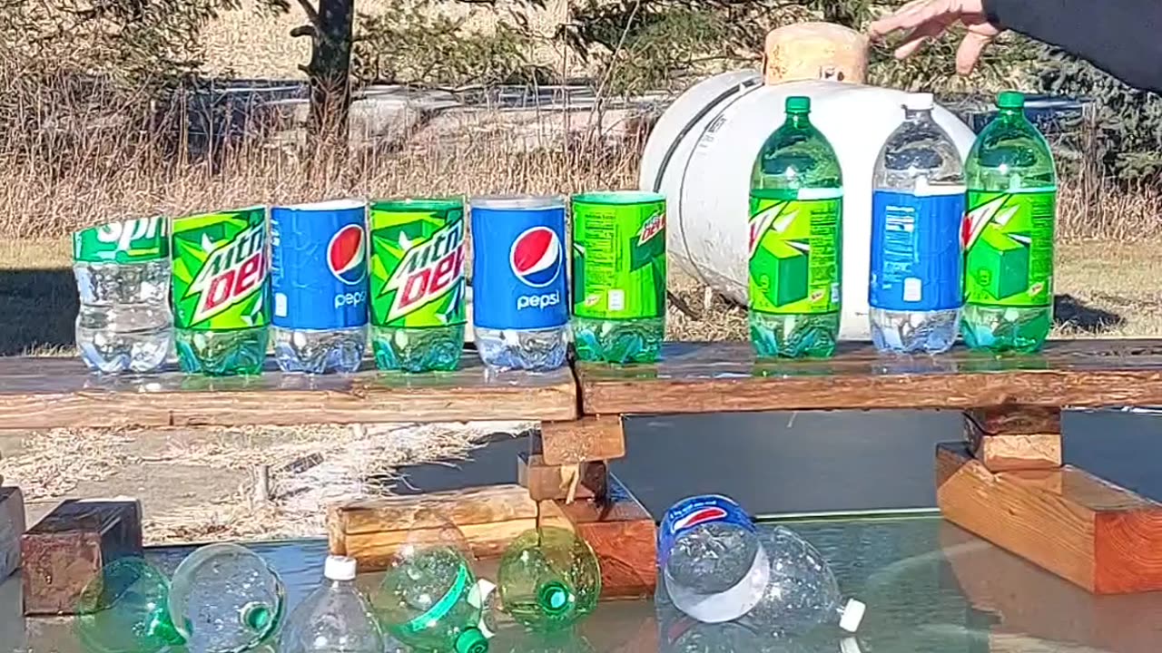 ATTEMPTING TO CUT 10 2 LITER BOTTLES WITH MY KATANA