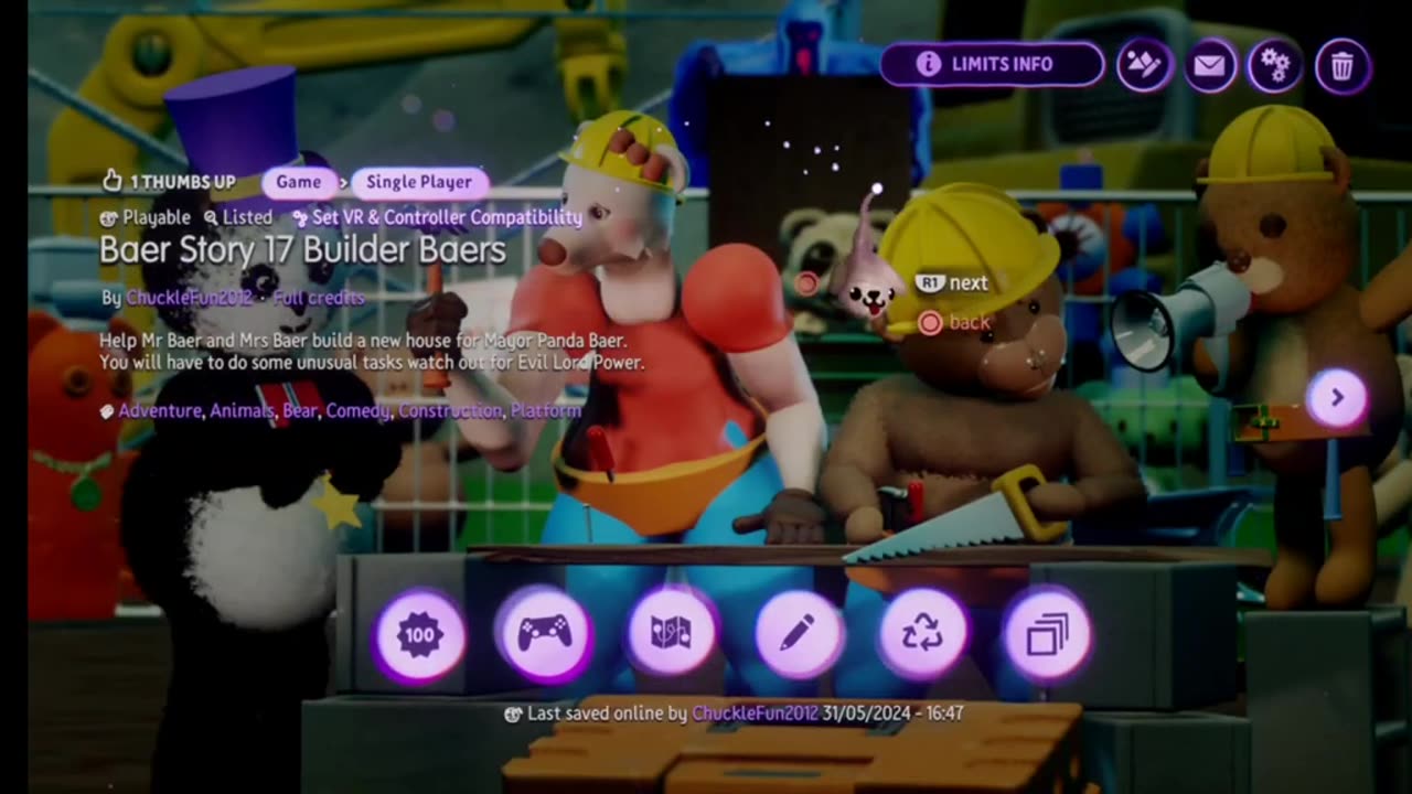 My Baer Story 17 Builder Baers Game Play Live