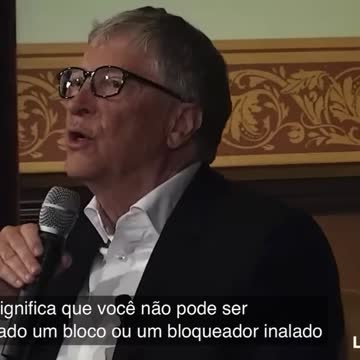 Opinião de Bill Gates sobre a v@cina.