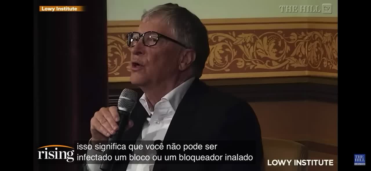 Opinião de Bill Gates sobre a v@cina.