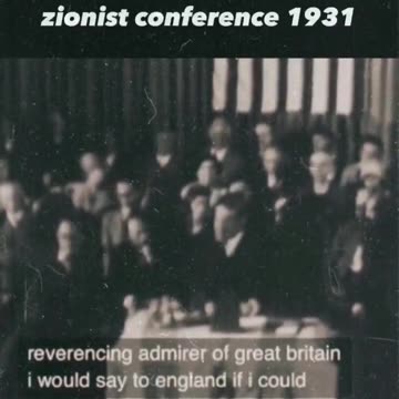 (1931) Zionist Conference