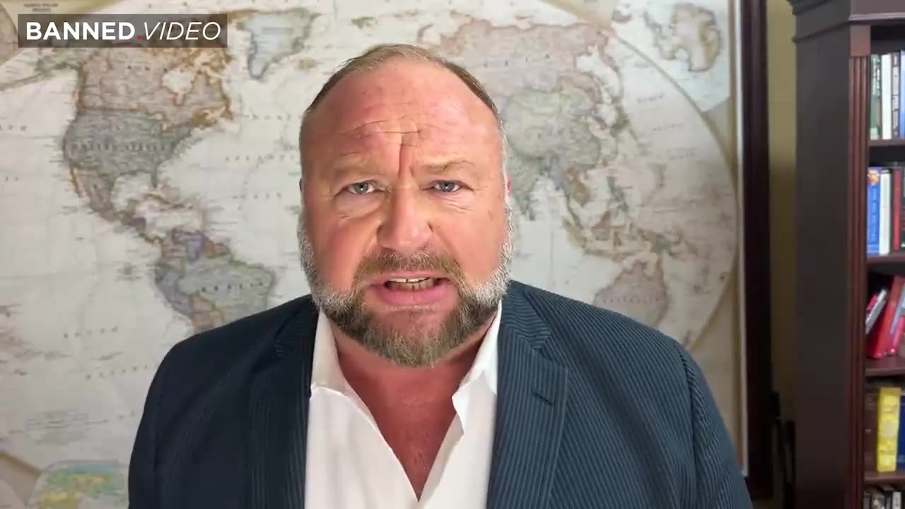 Alex Jones reacts to Donald Trump guilty verdict.
