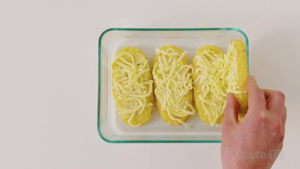 AirFryer Hash Brown Garlic Bread With Cheese