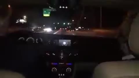 Donald Trump quietly driving his Rolls Royce while listening to Taylor Swift's