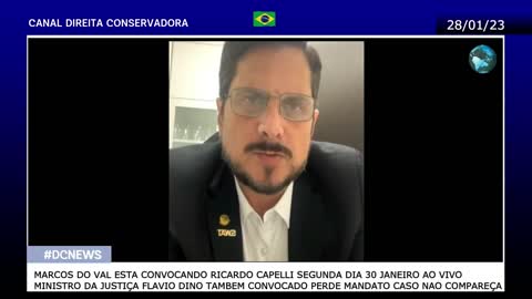 CONVOCACAO E PEDIDO DE AFASTAMENTO E PRISAO DE FLAVIO DINO, NAO E UM CONVITE