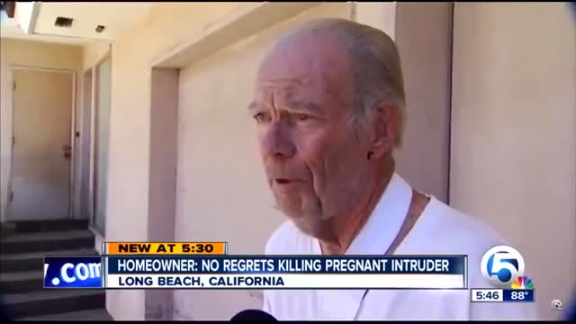 80 Year Old Shoots Pregnant Mother who broke in to his House to Steal and he doesn't regret it