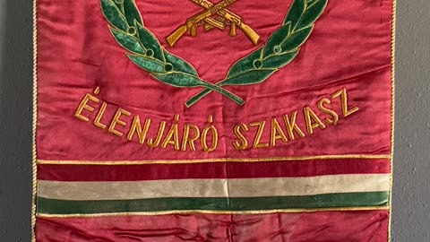 Hungarian parade banner