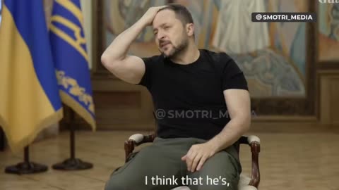 A "high as a kite" Zelensky talks about Putin