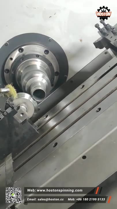 Hoston Pipe&Tube CNC Metal Spinning Machine WLN-SRS80 (silencer processing)