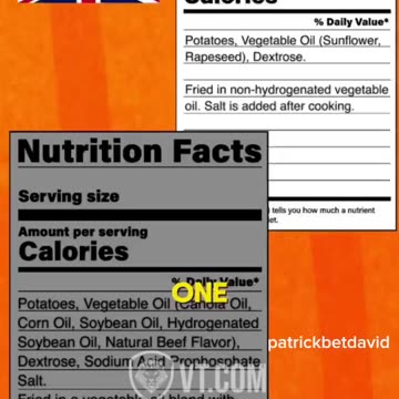 PBD breaks down ingredients list of McDonald’s Fries and Ketchup in the USA vs The UK
