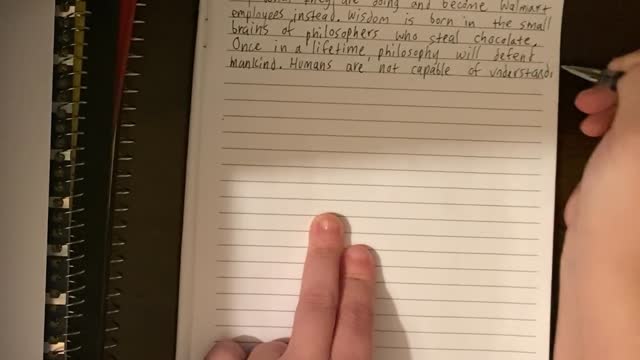 Page 11 of BOOK TWO - SUBJECTS OF LIFE being written