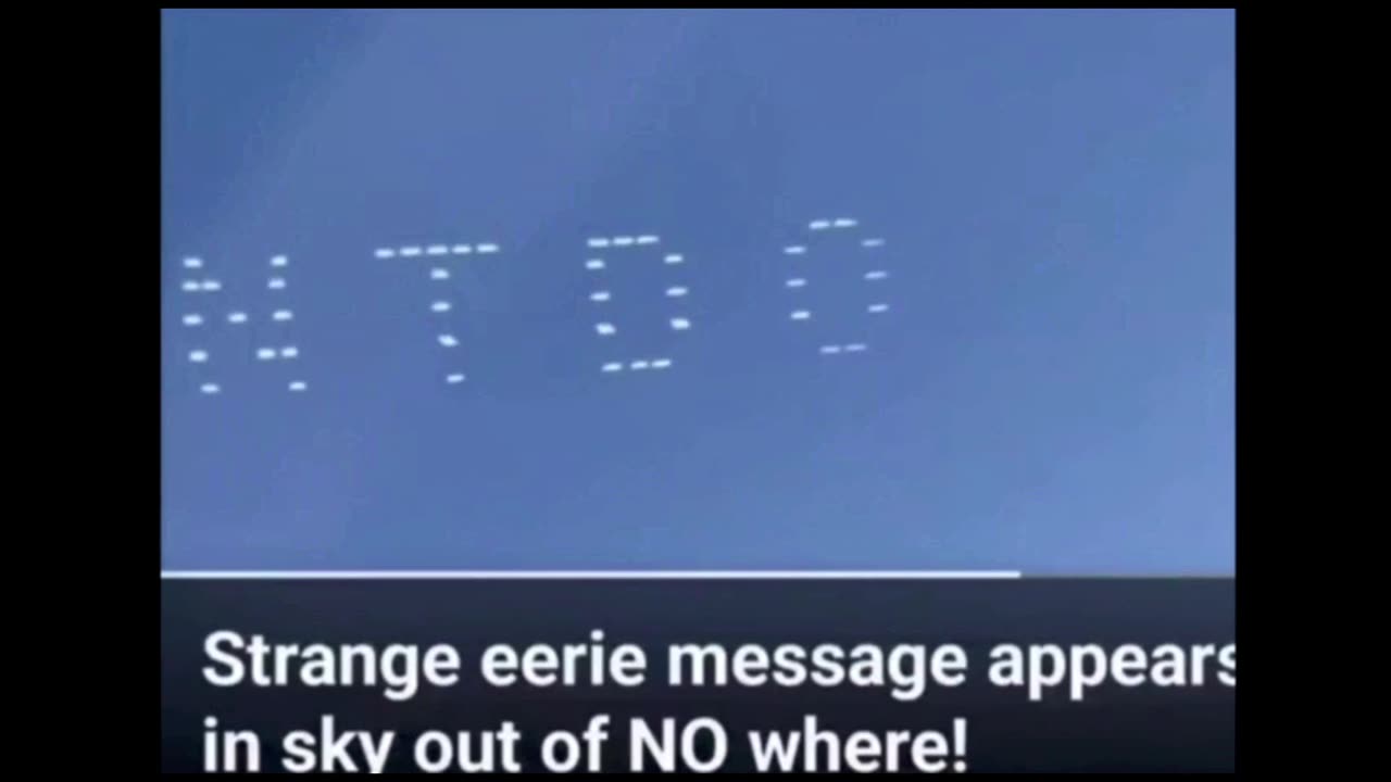 A Message In The Sky!