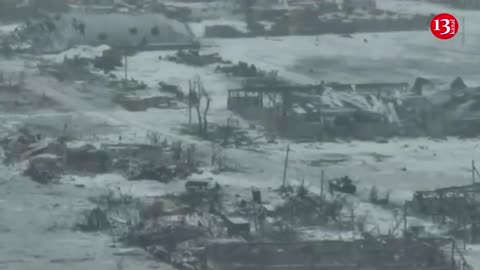 Drone footage of Novoselovskoye settlement destroyed by Russians